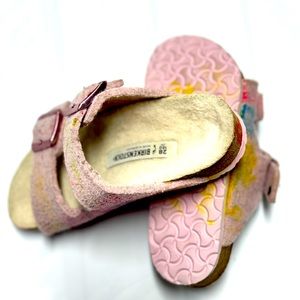 BIRKENSTOCK GIRLS ARIZONA RIVET‎ WOOL FELT SANDALS